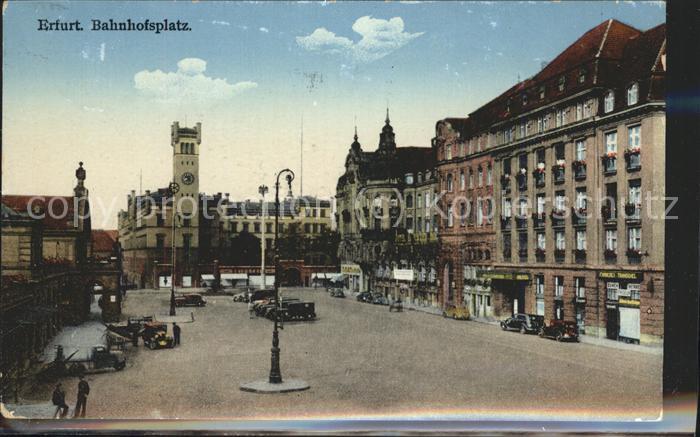 ERFURT  CITY Bahnhofsplatz