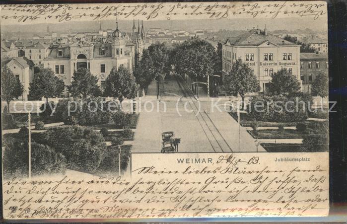 Weimar Thueringen Jubilaeumsplatz