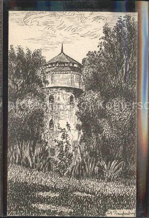 Weimar Thueringen Bibliothek Zeichnung