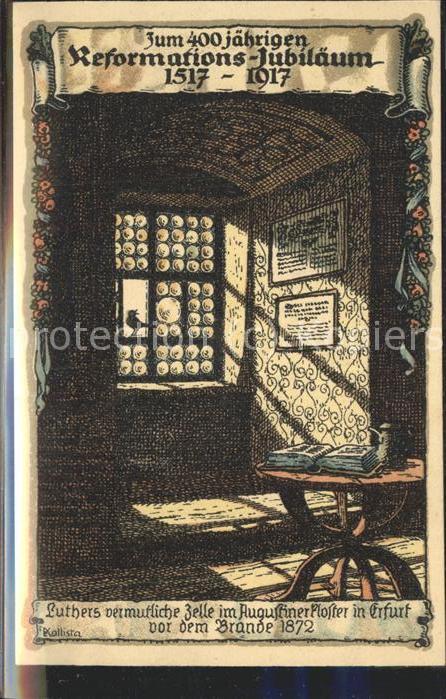 Erfurt Luthers vermutl Zelle im Augustinerklos