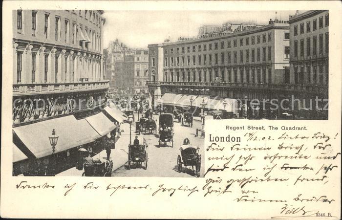 London Regent Street The Quadrant