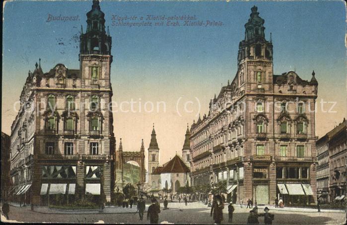 Budapest Schlangenplatz Erzh. Klotild-Palais