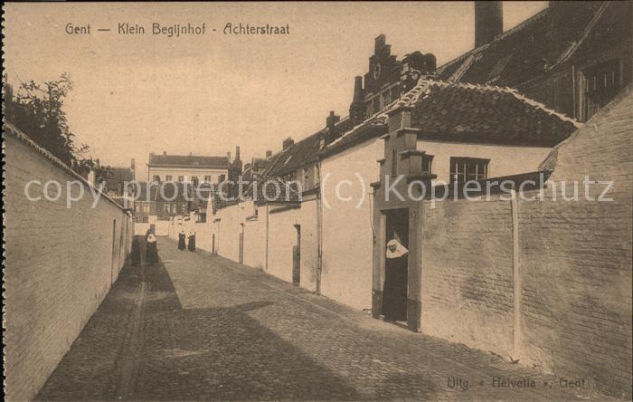 Gent Gand Flandre Klein Begijnhof Achterstraat