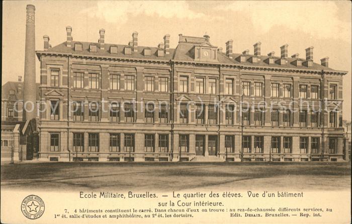 Bruxelles Bruessel Ecole Militaire Quartier des eleves