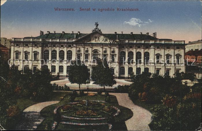 Warschau Masowien Senat w ogrodzie Krasinskich