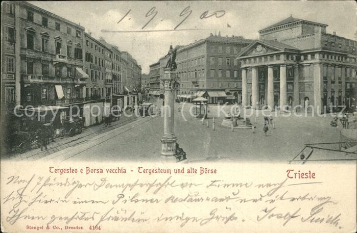 Trieste Tergesteo Borsa vecchia Tergesteum Börs
