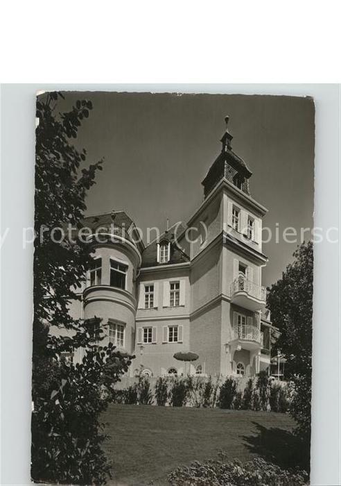 Tegernsee Bayern Bayern-Heim Schlossgebaeude