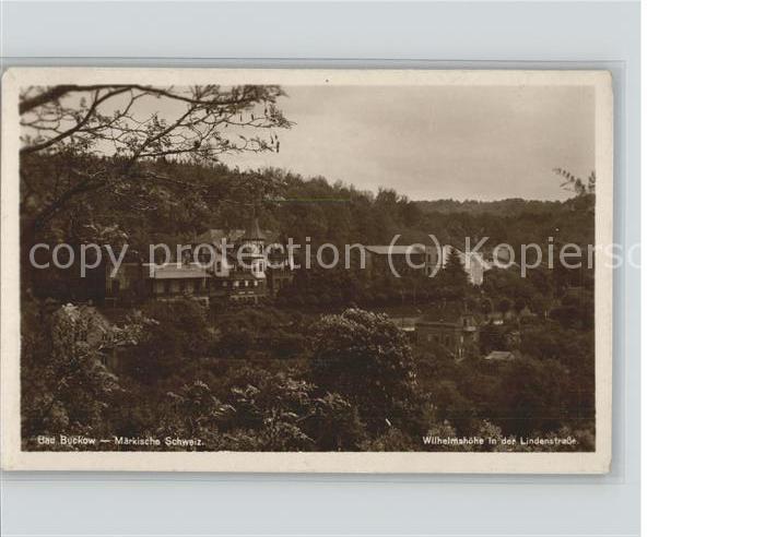 Buckow Maerkische Schweiz Wilhelmshöhe Linderstrasse