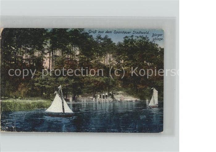 Spandau Spandauer Stadtwald Bürgerablage Segelb