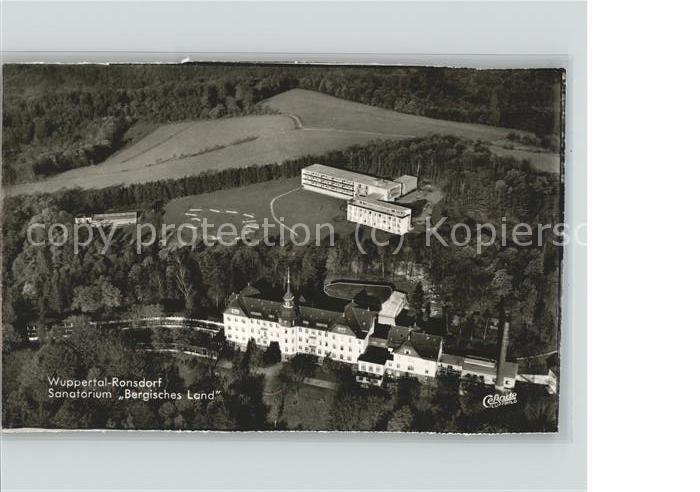 Ronsdorf Sanatorium Bergisches Land Fliegeraufna