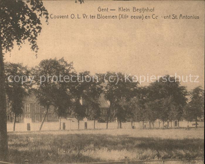 Gent Gand Flandre Klein Begijnhof Couvent O. L. Vr.ter Bl
