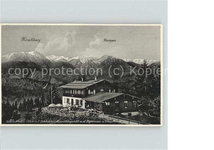 Tegernsee Bayern Neureuthaus Hirschberg Kampen