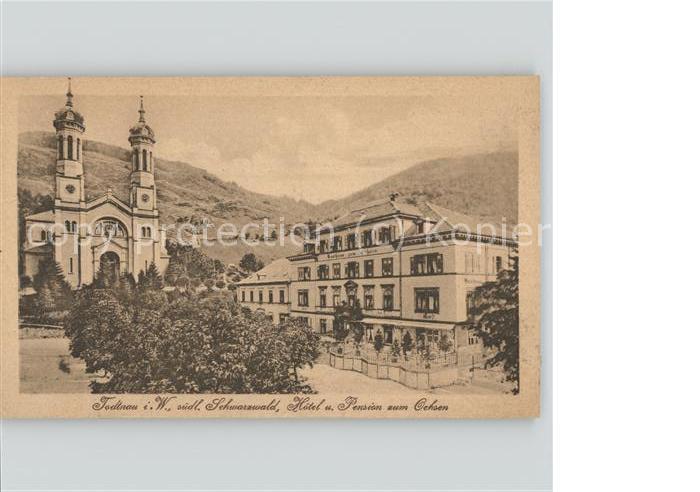 Todtnau Schwarzwald BW Hotel und Pension Zum Ochsen