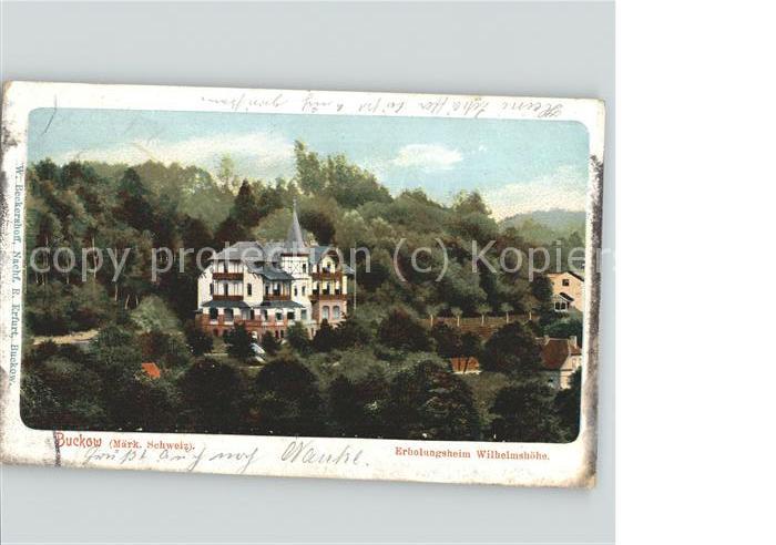 Buckow Maerkische Schweiz Erholungsheim Wilhelmshöhe