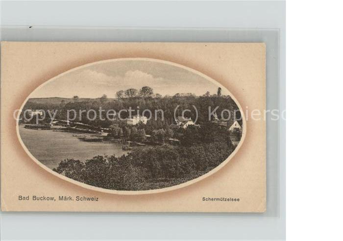 Buckow Maerkische Schweiz Schermützelsee