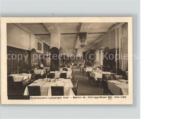 Berlin restaurant Leipziger Hof Königgrätzerts