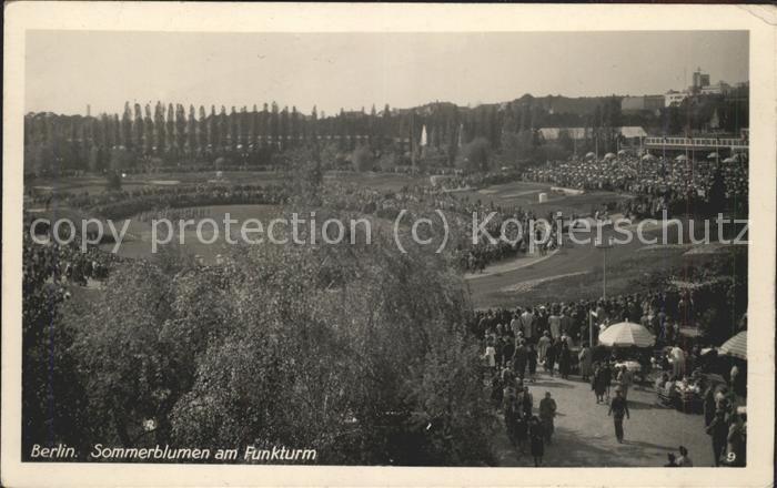 Gartenbauaustellung Sommerblumen am Funkturm Berlin