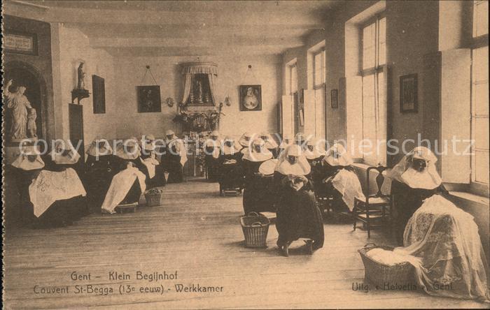 Handarbeit Nonnen Genf Klein Begijnhof Couvent St.