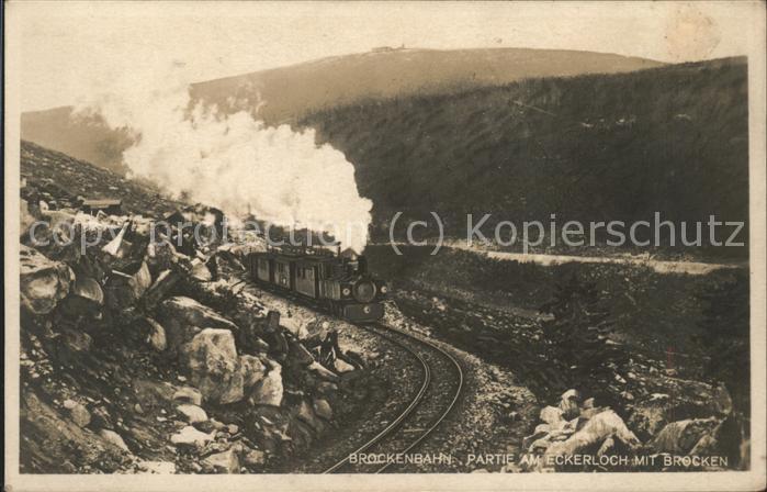 Brockenbahn Eckerloch Brocken