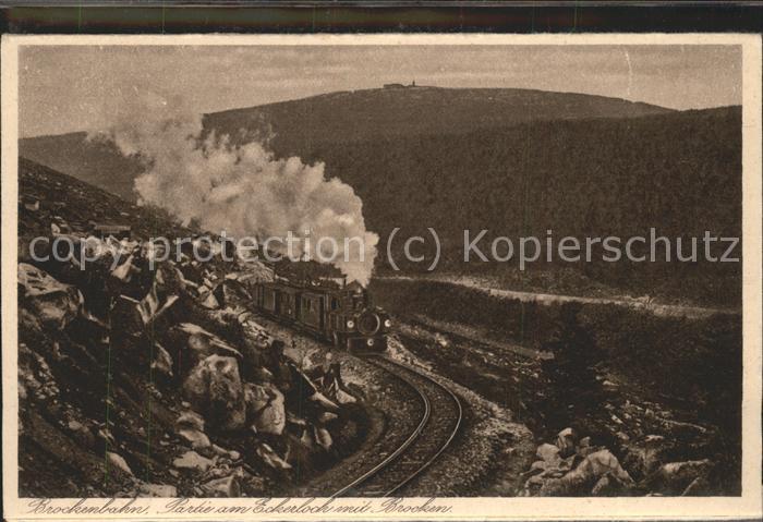 Brockenbahn Eckerloch Brocken