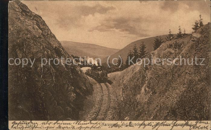 Harzquerbahn Brockenbahn Drängethal