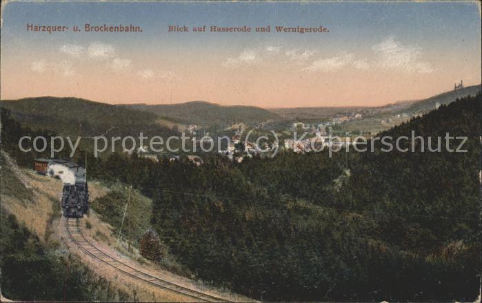 Harzquerbahn Brockenbahn Hasserode Wernigerode