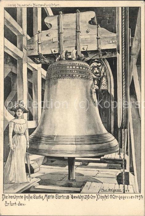 Kirchenglocke Churchbell Cloche Eglise Maria-Gloriosa Erfurt