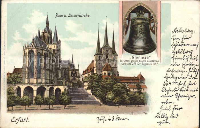Kirchenglocke Churchbell Cloche Eglise Gloriosa Erfurt Dom Severikirche