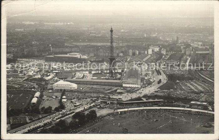 Funkturm Berlin Fliegeraufnahme