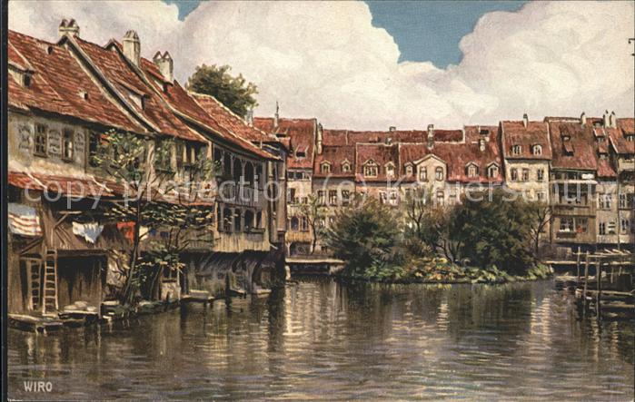 Verlag WIRO Wiedemann Nr. 2353 A Erfurt Rathauskirche Junkersand