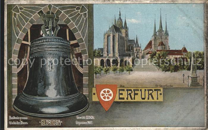Kirchenglocke Churchbell Cloche Eglise Gloriosa Erfurt St. Severikirche