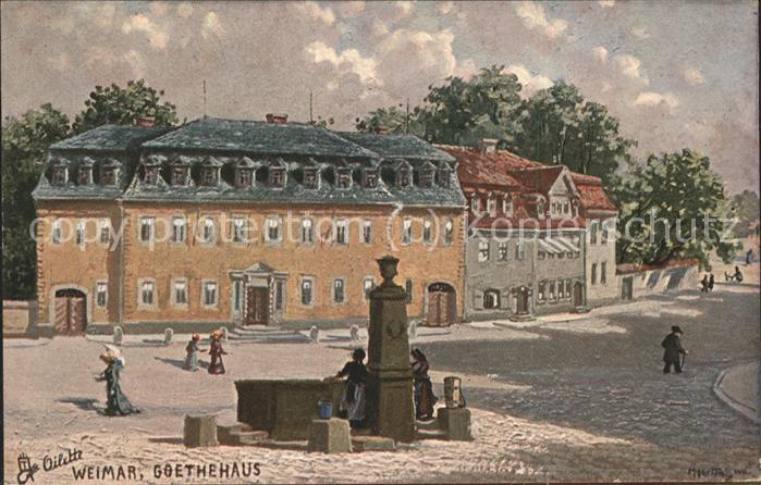 Verlag Tucks Oilette Nr. 168 B Weimar Goethehaus