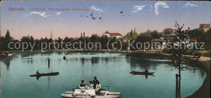 Apolda Lohteich Herressener Promenade