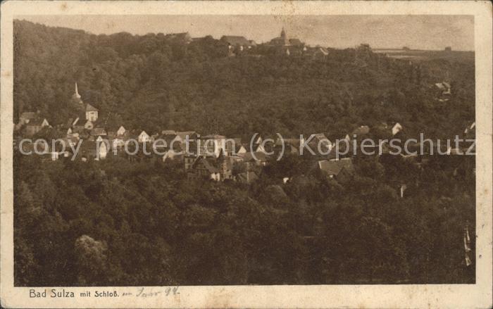Bad Sulza Panorama mit Schloss