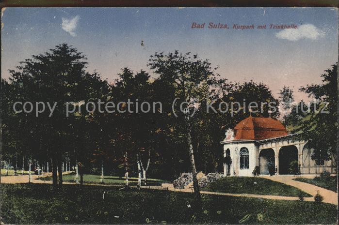 Bad Sulza Kurpark mit Trinkhalle