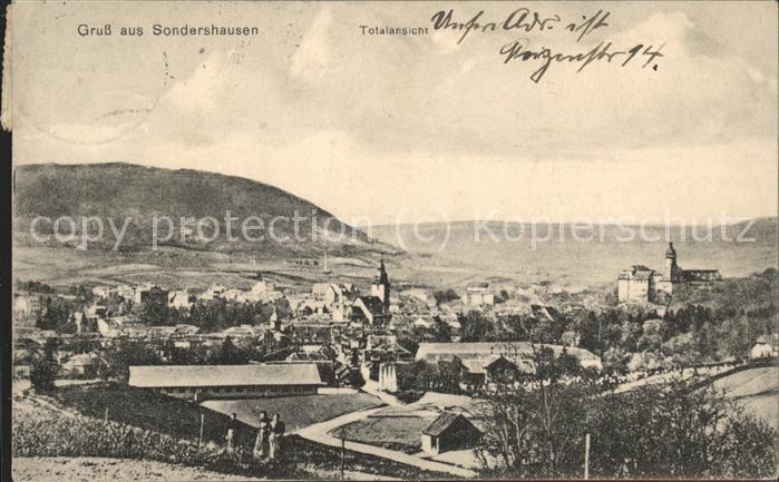 Sondershausen Thueringen Panorama