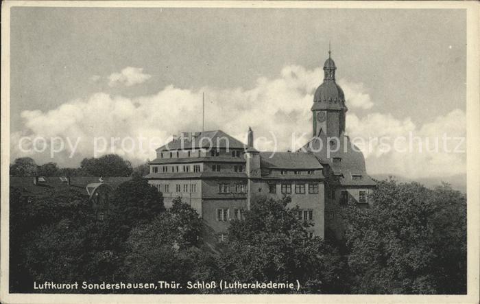 Sondershausen Thueringen Schloss Lutherakademie