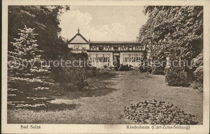 Bad Sulza Kinderheim Carl Zeiss Stiftung