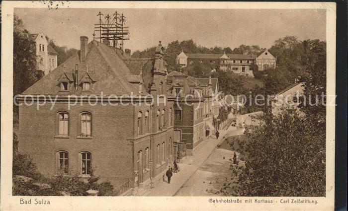 Bad Sulza Bahnhofstrasse Kurhaus Carl Zeiss Stift