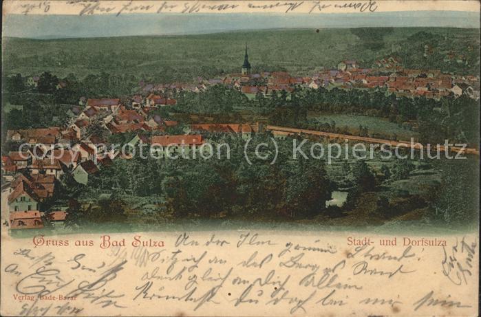 Bad Sulza Panorama mit Dorfsulza