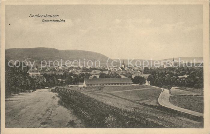 Sondershausen Thueringen Gesamtansicht