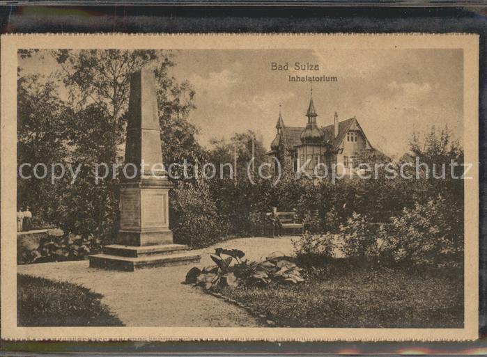 Bad Sulza Inhalatorium Gedenkstein