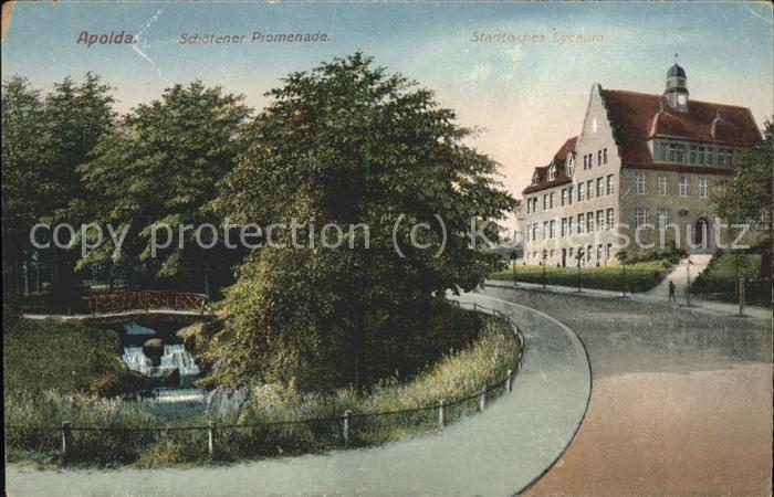 Apolda Städtisches Lyceum Schotener Promenade