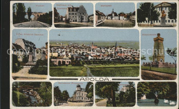 Apolda Bismarckturm Kaiser Friedrich Denkmal P