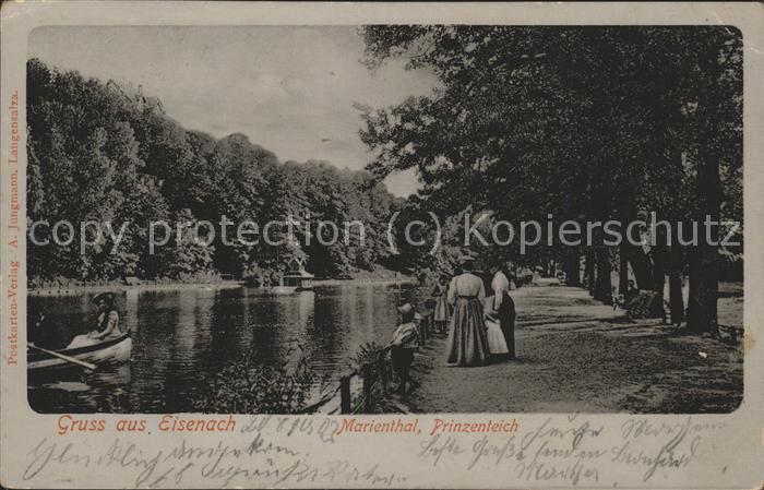 Eisenach Thueringen Prinzenteich Marienthal