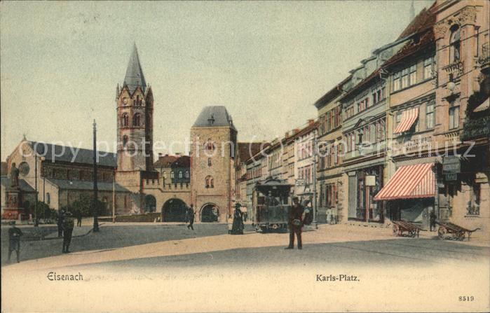 Eisenach Thueringen Karlsplatz Nicolaikirche