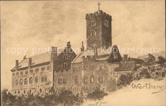 Eisenach Thueringen Die Wartburg