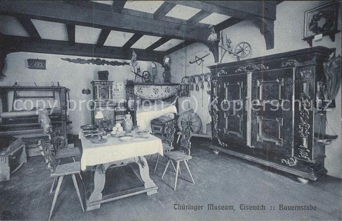 Eisenach Thueringen Bauernstube im Thüringer Museum