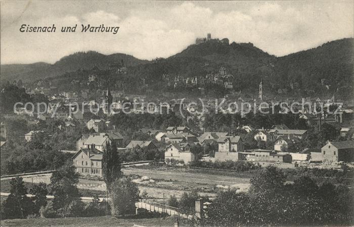Eisenach Thueringen und Wartburg