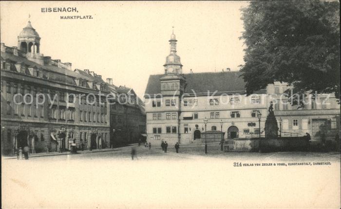 Eisenach Thueringen Marktplatz